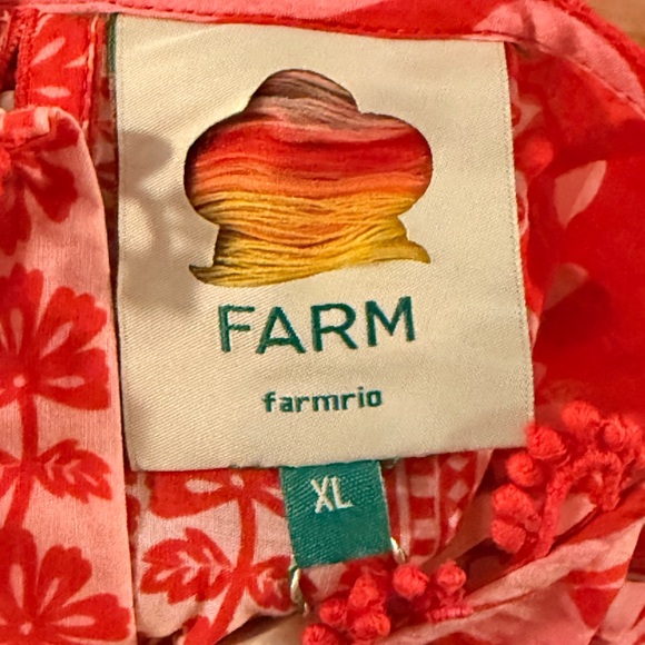 FARM Rio Red Floral Blouse - Picture 4 of 5